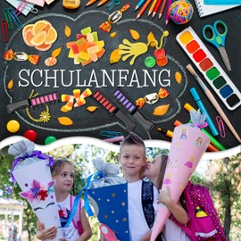 Magicat Hair Chalk for Girls I Easter Gifts Children 2025 Set I 10 Colours & 5 Hair Bobbles I Washable Children's Hair Colour I Hair Chalk I Gift for Girls I Creativity for Easter