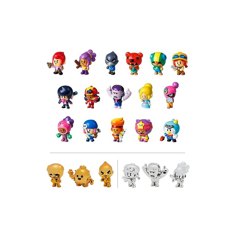 P.M.I. Brawl Stars Collectible Figures - 2 Pack (S1) (Random)