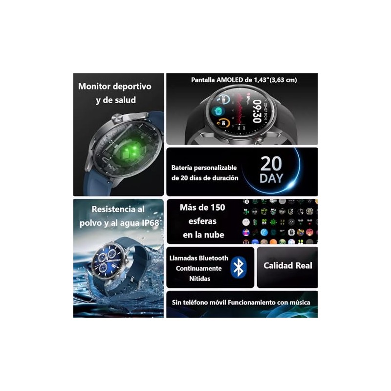 realme Watch S2 Reloj Inteligente Metalico