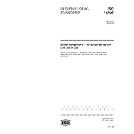 ISO 15606:1999, Dental handpieces -- Air-powered scalers and scaler tips