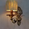 Mini Lampshade rattan round little lamp shade, Clip on boho