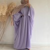 Muslim Abayas for Women One Piece Long Sleeve Islamic Prayer