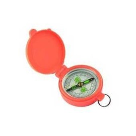 Allen Pocket Compass with Lid, Blaze Orange