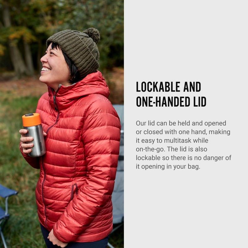 Black Blum 14026 Suito Insulated Travel Cup, Orange