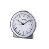 Technoline modern und klassisch zu gleich Quarzwecker Modell G, Silber,