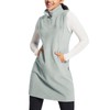 BALEAF Women's Polar Fleece Dress Long Vest Sweatshirt Tunic Dress