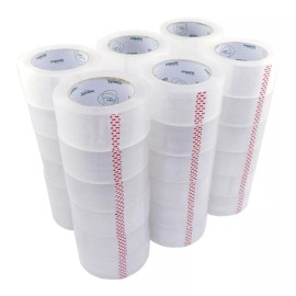 Unbranded 36 Rolls Carton Sealing Clear Packing Tape Box Shipping - 2.2 mil 2" x 110 Yards