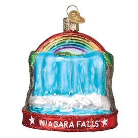 Old World Christmas Niagara Falls Glass Blown Ornaments for Christmas Tree