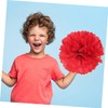 EXCEART 12pcs Tissue Paper Flower Pom Pom Hanging Decorative Honeycomb