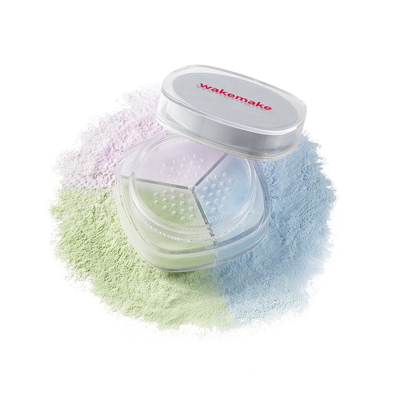 WAKEMAKE Stay Fixer Multi Color Powder Set (+brush) - [SINGLE]