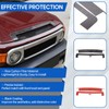 Real Carbon Fiber Front Hood Vent Trim Sticker Fit for