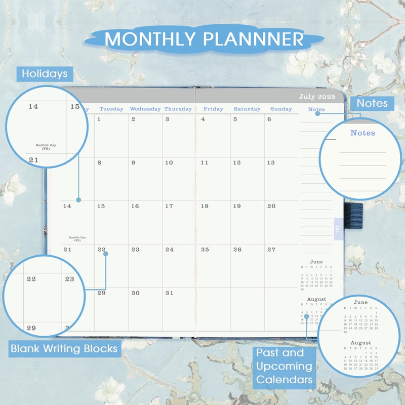 Pocket Diary 2025 - A6 Diary 2025 from January 2025