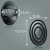 Small Rubber Bar for Children - Black Mini Curry Comb