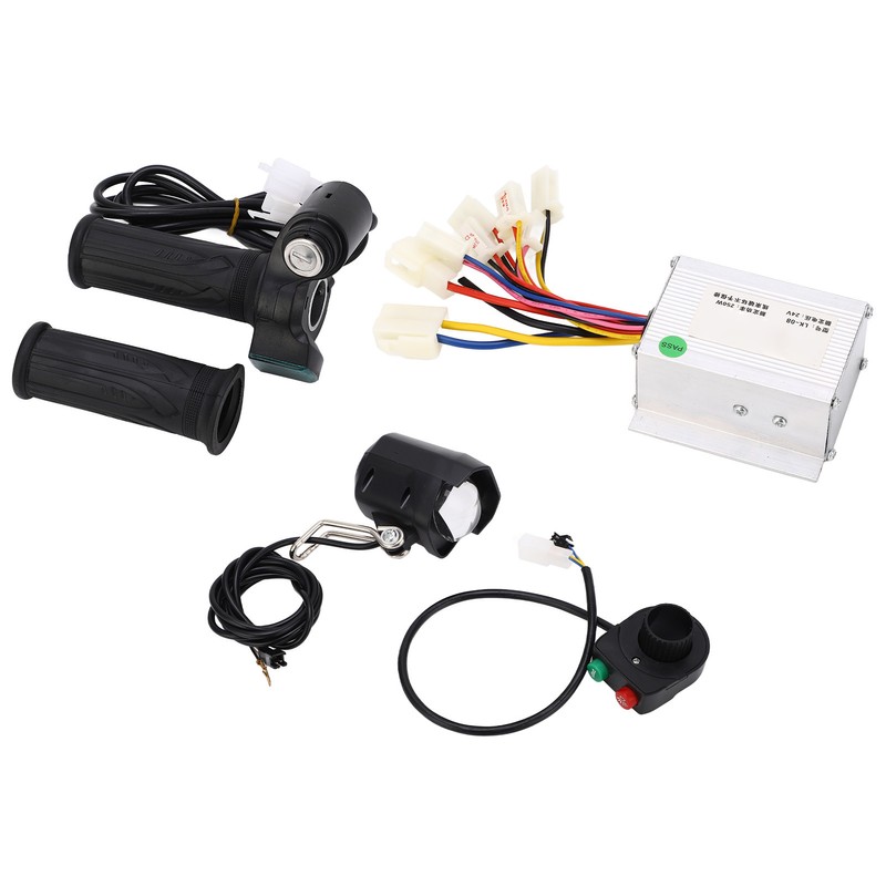24V 250W Brushed Motor Speed Controller Headlight Throttle Grip with