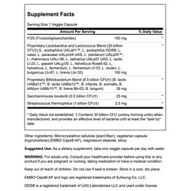 Swanson Ultra Probiotic Complex 30 Billion Cfu 60 Veg Capsules