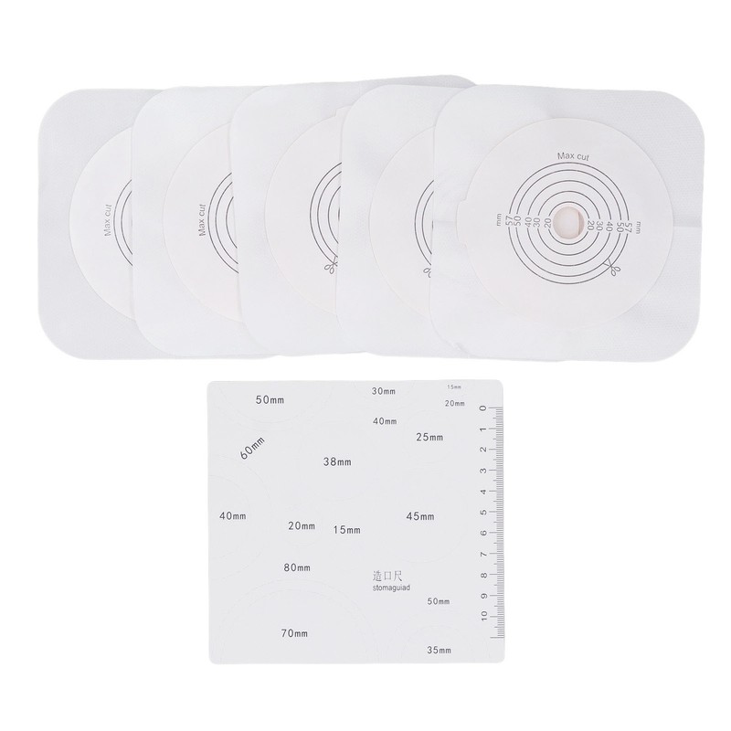 5Pcs Ostomy Barrier Ring Leakage Proof Versatile Ostomy Barrier Extender