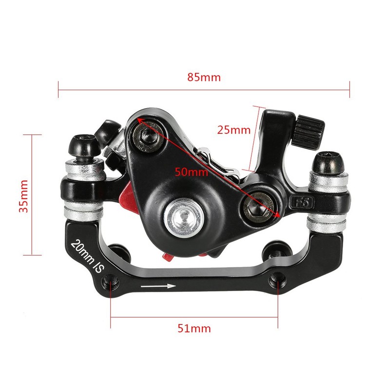 Docooler Bike Disc Brake Caliper,Aluminum Alloy Bike Brake Outdoor Cycling
