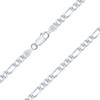 Planetys - Figaro Chain (1+3) 925 Sterling Silver Rhodium-Plated Chain