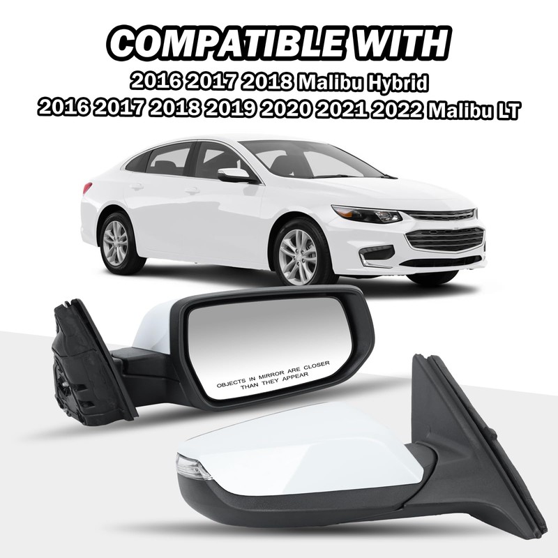 MOFOAP Passenger Side View Mirror Compatible with 2016 2017 2018