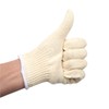 EBLAELEL Safety gloves white cotton bbq heat liners grilling work