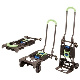 Cosco 12222PBG1E Shifter 300-Pound Capacity Multi-Position Heavy Duty Folding Dolly, Green hand-trucks
