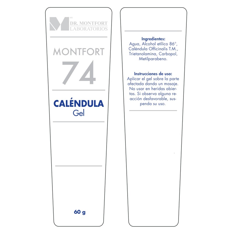 Dr. Montfort | Gel Caléndula Montfort 74 | Regenerador Natural