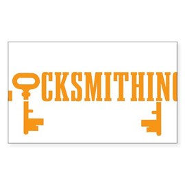CafePress This is My Locksmithing Shirt Locksmith Sticker Rectangle Bumper Sticker Car Decal