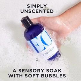 EO 버블 배스, 12온스(1팩), 무향 식물성 추출물 [12 Fl Oz (Pack of 1)] [Eucalyptus Lemon] EO Bubble Bath, 12 Fl Oz (Pack of 1), Unscented Plant Extracts [Eucalyptus Lemon]