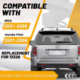 ECOTRIC Class 3 Trailer Hitch Tow 2'' Receiver Compatible with 2001-2006 MDX / 2001-2008 Honda Pilot Replacement for 13328