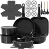 OzawaBear 26 Pcs Pots and Pans Set Non Stick, Ceramic