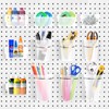 Pegboard Bins PegBoard Cups with Hooks & Loops 12 Pack