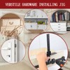 YYinno Cabinet Hardware Jig, Cabinet Handle Template Jig Tool Adjustable