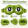 3D Frog Sleep Mask, Antifaz Para Dormir Gracioso, Frog Eye