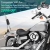 AUFER Detachable Chrome Passenger Backrest Sissy Bar With Backrest Pad