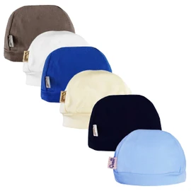 Neek Cotton | Gorro para Bebe Recién Nacido x6 Piezas - 100% Algodón | Ropa de Bebe Niña - Ropa Bebe Niño - Regalos para Niñas | Ideal Regalos para Bebé - Baby Shower - Accesorios para Bebe