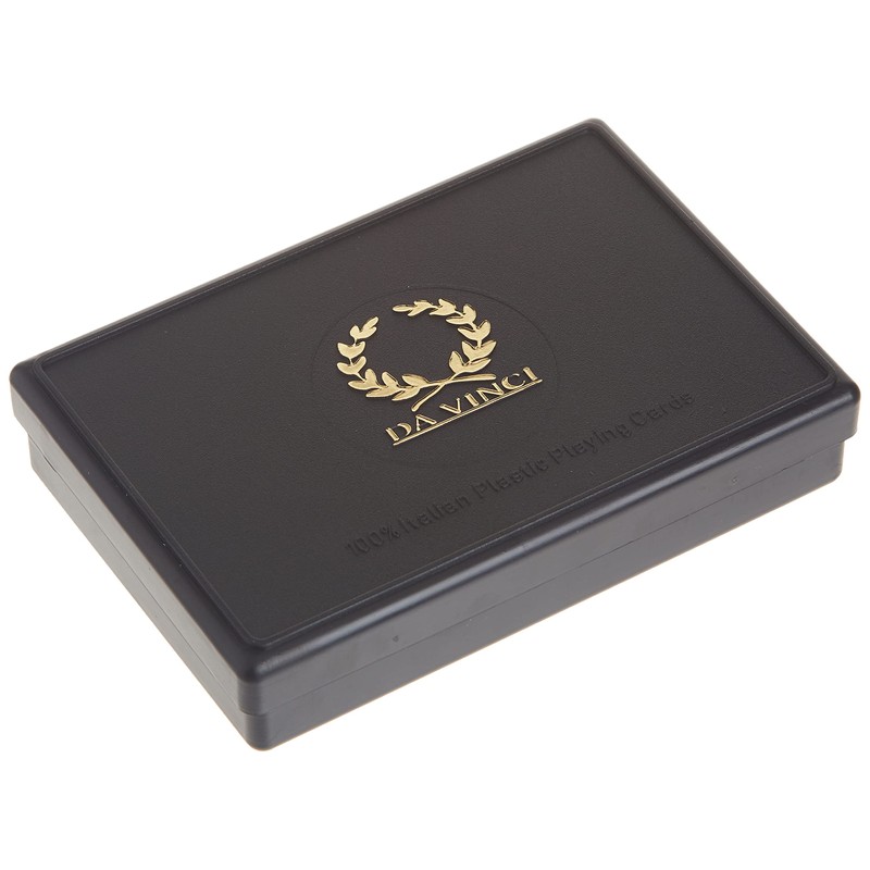 DA VINCI Ruote, Italian 100% Plastic Playing Cards, 2-Deck Poker