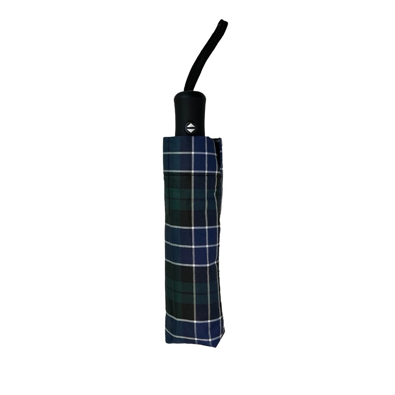 Soake Everyday Tartan Folding Umbrella Green