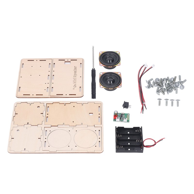 DIY Bluetooth Speaker Kit Stereo Surround Non Toxic Composite Wood