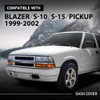LQI TPE Dash Cover Dashboard Gray Compatible with Chevy S10