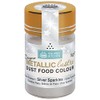 Squires Kitchen Designer Silver Sparkle Metallic Lustre Dust 5g