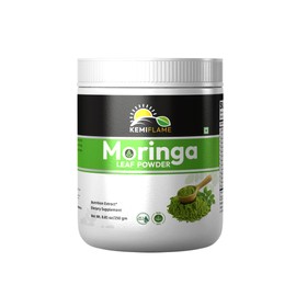 KEMIFLAME Moringa Powder 250 Grams, 7200mg Strength,10:1 Pure Moringa Leaf Powder, Digestive & Immune Support Green Superfood, Non-GMO & Gluten Free 30 Days Supply