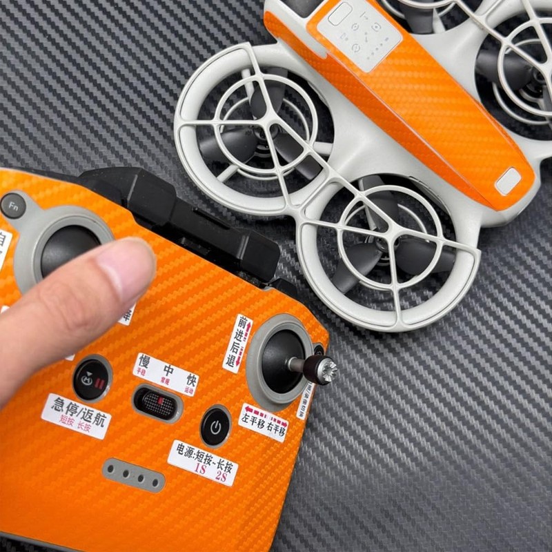 Laroal Neo Drones Sticker Kit Orange Waterproof Scratch-Resistant Decals Sticker