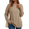 AUTOMET Womens Long Sleeve Tops Loose Fit Fall Cute Thick