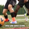 Football Sleeve Style Shin Pads/Guards - Flexible Comfort & Protection
