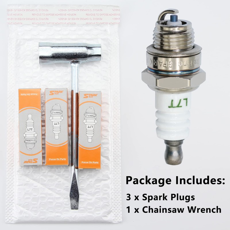 GREPSPUD 3pcs BPMR7A L7T Spark Plugs with 13 by 19
