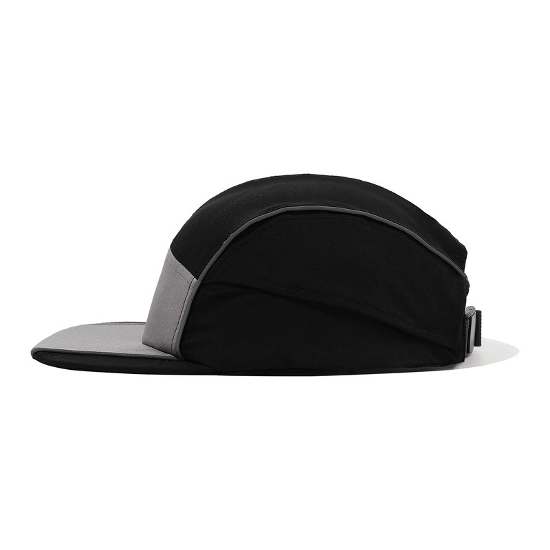 Clakllie Nylon 5 Panel Baseball Cap Flat Brim Running Cap