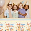 3Pcs Here Comes The Son Baby Shower Decorations Tablecloths Plastic