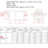 DC Reduction Motor Adjustable Speed CW/CCW DC12V with Bracket for