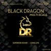DR Strings DBSMB6-30 6 Strings, Bass Strings, Black DRAGON Multi-Scale