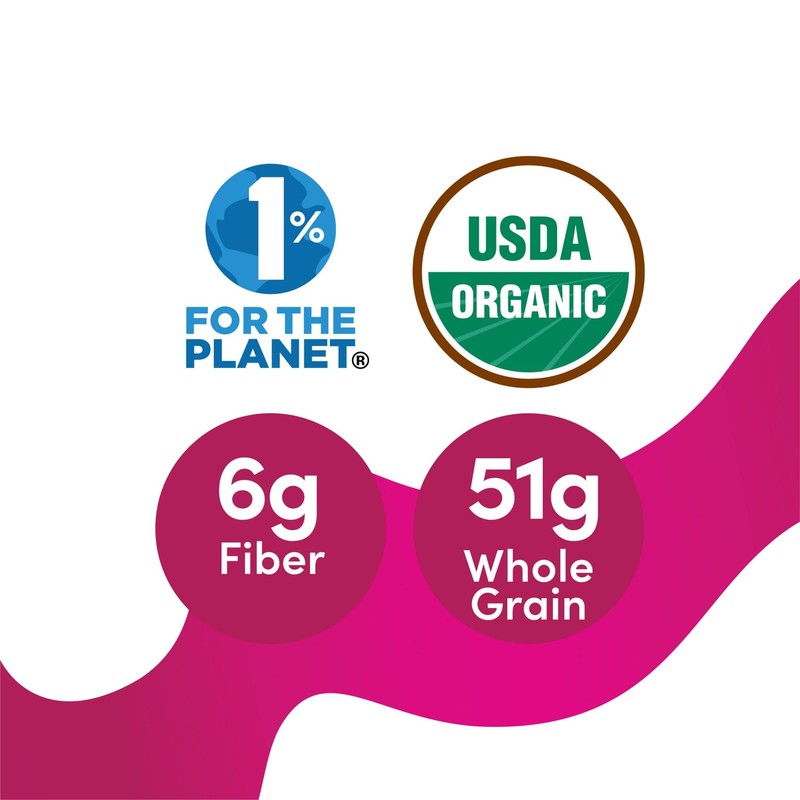 Kashi Breakfast Cereal, Vegan Protein, Organic Fiber Cereal, Berry Fruitful,